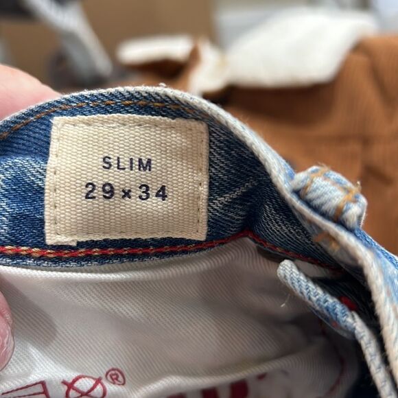 Gap Cone Denim slim straight jeans size 29/34 NWT - Picture 13 of 16